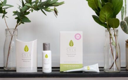 Sylk product range on shelf of plants