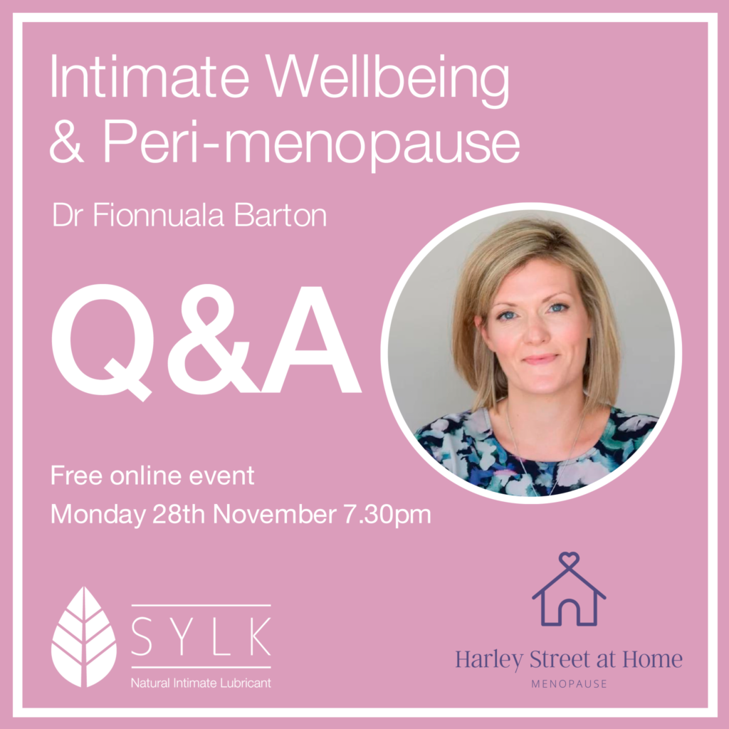 Free Intimate Wellbeing & PeriMenopause Webinar · SYLK